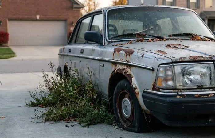 Junk vehicle pickup Vermilion OH for an old car ready for removal