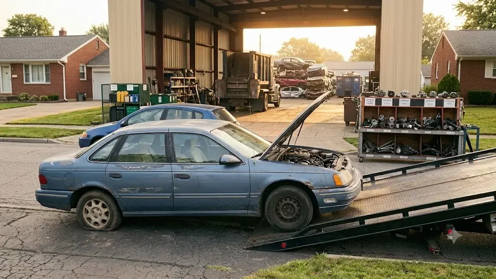 Cash for junk cars in Lorain, OH for vehicles that failed inspection