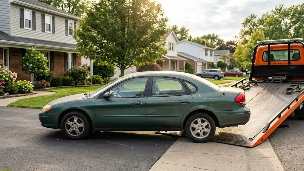 Cash for junk cars Lorain, OH with junk vehicle removal and pickup service